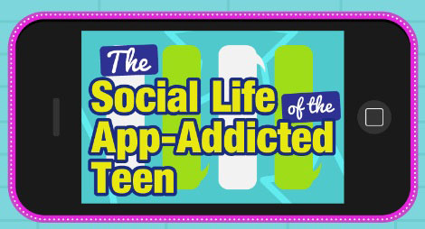app addicted teen